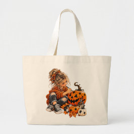 Bolsa Tote Grande Criatividade das crianças 