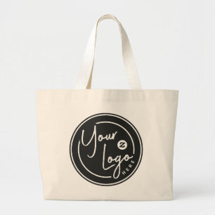 Bolsa Tote Grande Crie Seu Próprio Logotipo de Empresa