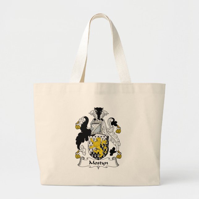 Bolsa Tote Grande Crista da família de Mostyn (Frente)
