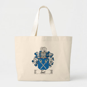 Bolsa Tote Grande Crista da família de Tonti