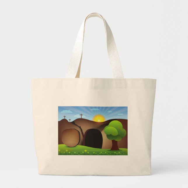 Bolsa Tote Grande cristo tomb (Frente)