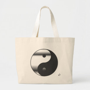 Bolsa Tote Grande Cromo de Yin Yang