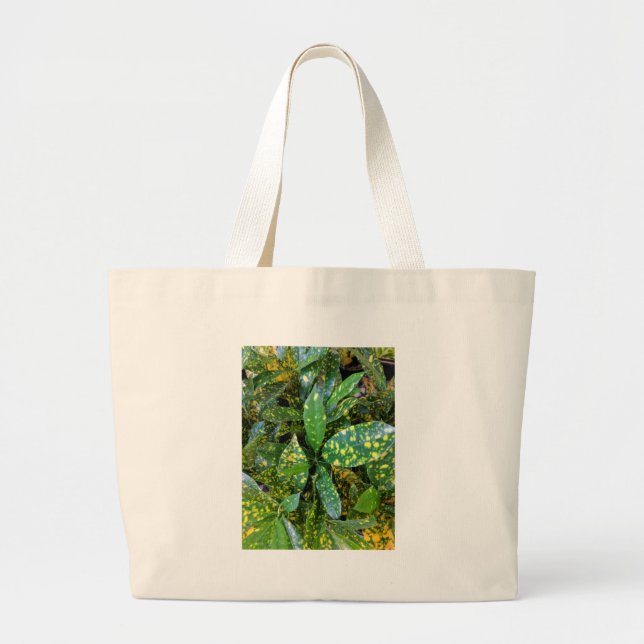 Bolsa Tote Grande Croton Plant (Frente)