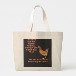 BOLSA TOTE GRANDE CRUZAMENTO DE FRANGO 