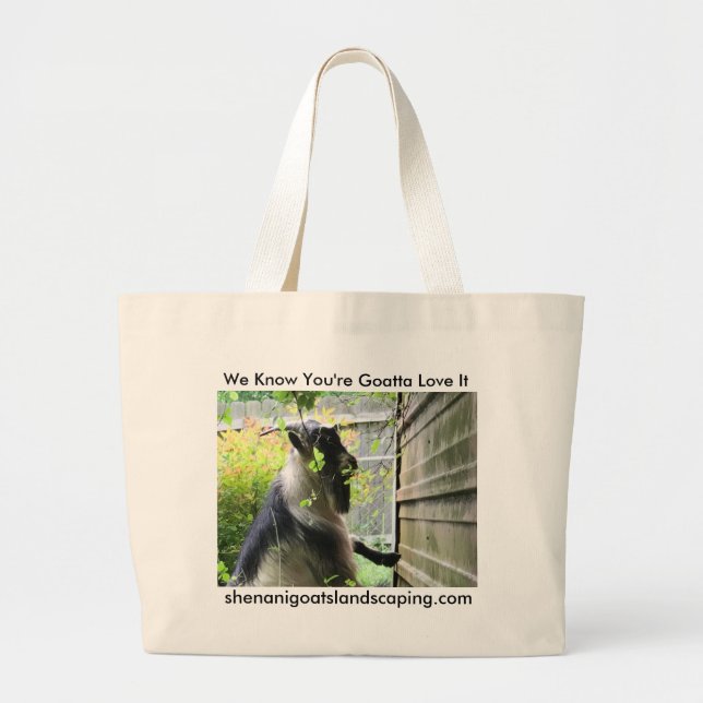Bolsa Tote Grande Cubbs em uma parede (Frente)