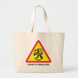 Bolsa Tote Grande Cuidado com sacola de Lion