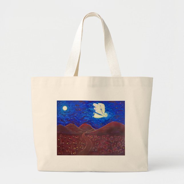 Bolsa Tote Grande Cuidados da Alma Angel Tote Bag (Frente)