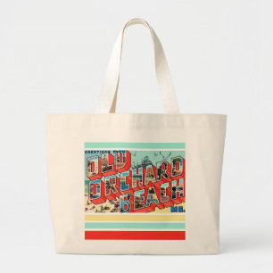 Bolsa Tote Grande Cumprimentos de Old Orchard Beach Maine
