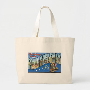 Bolsa Tote Grande Cumprimentos de Philadelphfia, Pensilvânia!