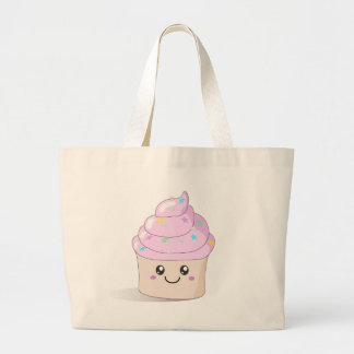 Bolsa Tote Grande Cupcake bonito