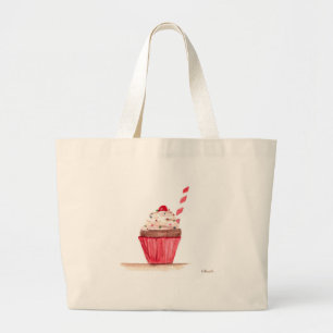 Bolsa Tote Grande Cupcake comida