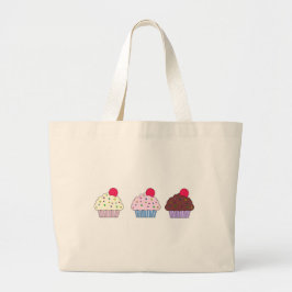 Bolsa Tote Grande Cupcakes