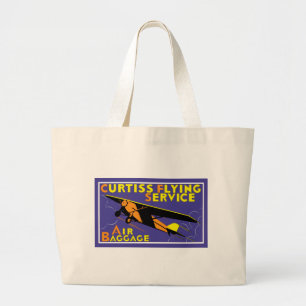 Bolsa Tote Grande Curtiss Flying Service