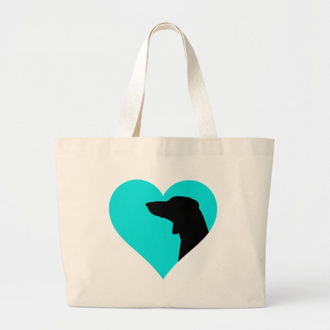 Bolsa Tote Grande Dachshund (Frente)