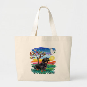 Bolsa Tote Grande Dachshund (BT) - Brilho Sun