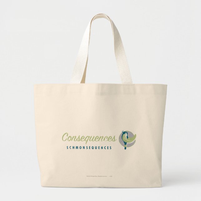 Bolsa Tote Grande DAFFY DUCK™ Consequências Schmonsequências (Frente)