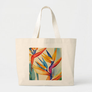 Bolsa Tote Grande Dahlia Rosa Suave Bloom & Grow Estética Floral