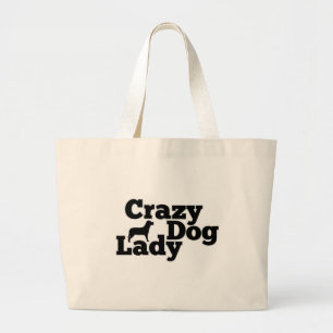 Bolsa Tote Grande Dama de Cachorro Louca