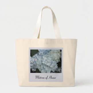 Bolsa Tote Grande Dama de Honra Blue Hydrangea