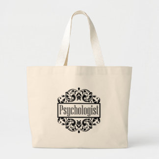 Bolsa Tote Grande Damasco do psicólogo