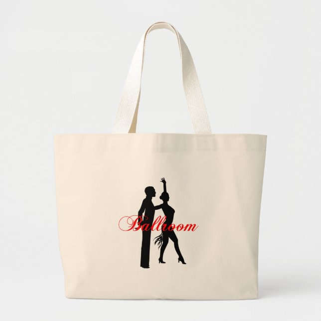 Bolsa Tote Grande Dança de salão de baile (Frente)