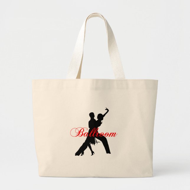 Bolsa Tote Grande Dança de salão de baile (Frente)