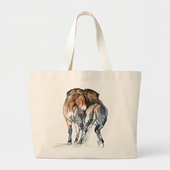 Bolsa Tote Grande Dança do poder (Frente)