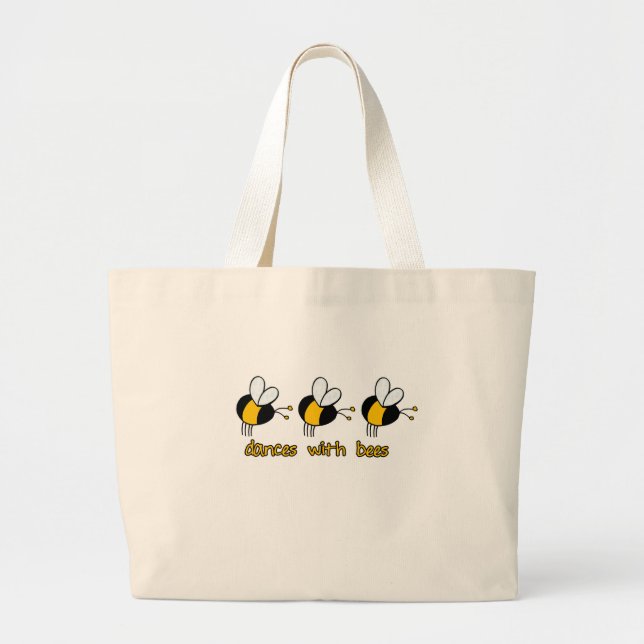 Bolsa Tote Grande danças com abelhas (Frente)