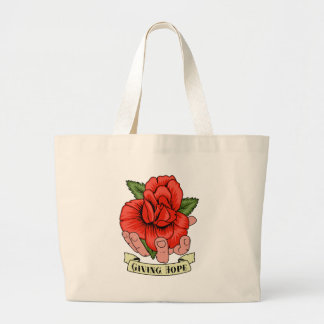 Bolsa Tote Grande Dando a esperança