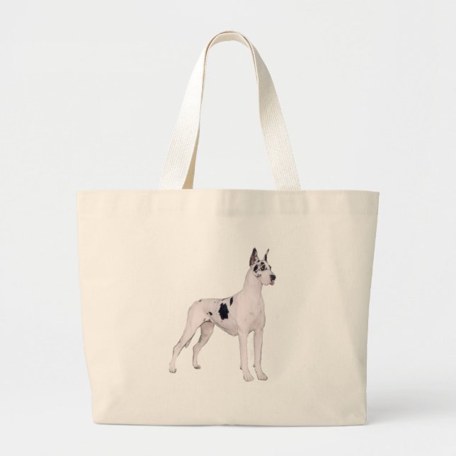 Bolsa Tote Grande Dane (A) - Harlequim em pé (Frente)