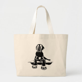 Bolsa Tote Grande Dane Grande Engraçado Ilios