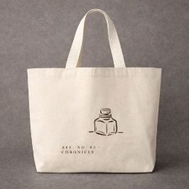 Bolsa Tote Grande Dark Academia –Introvert Gift Library Book