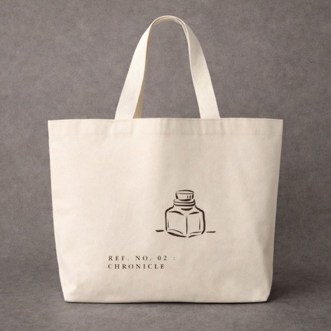 Bolsa Tote Grande Dark Academia –Introvert Gift Library Book (Criador carregado)