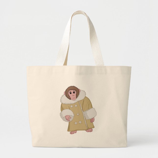 Bolsa Tote Grande Darwin que Ikea Monkey (Frente)