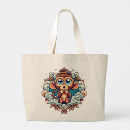 Bolsa Tote Grande Day Dreaming Monkey No. 2 - Tote Bag