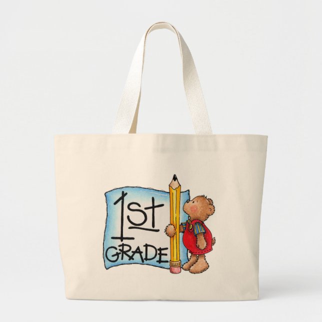 Bolsa Tote Grande De primeiro grau (Frente)