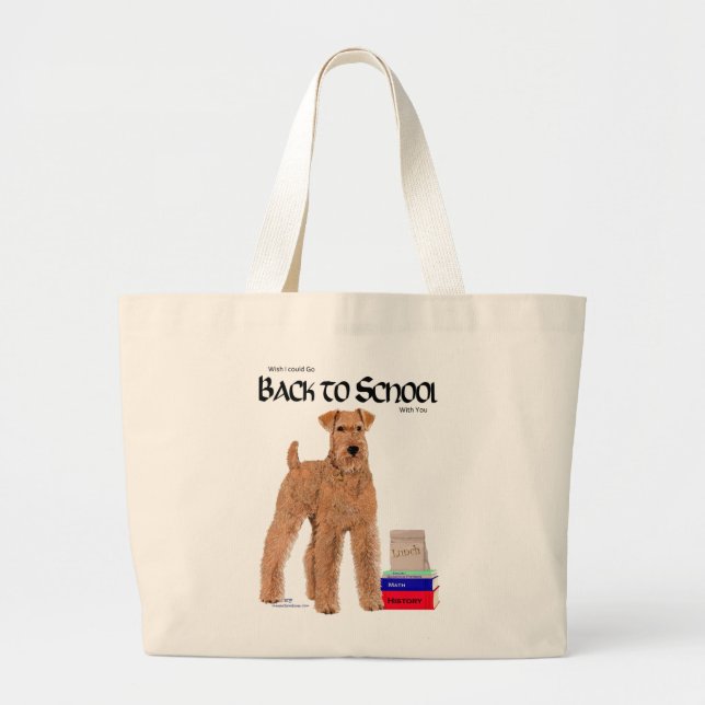 Bolsa Tote Grande De Volta às Aulas (Frente)