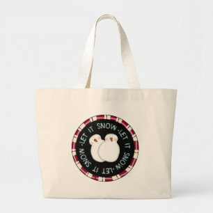 Bolsa Tote Grande Deixe-o passar Camisetas e presentes