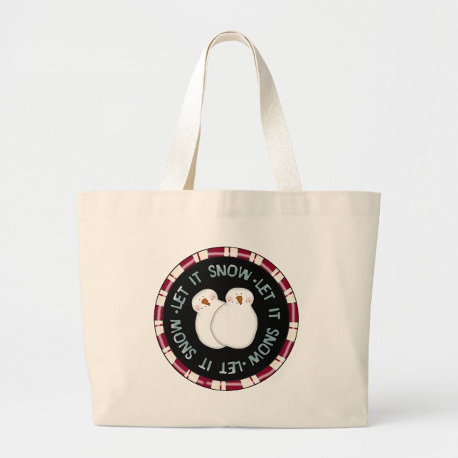 Bolsa Tote Grande Deixe-o passar Camisetas e presentes (Frente)
