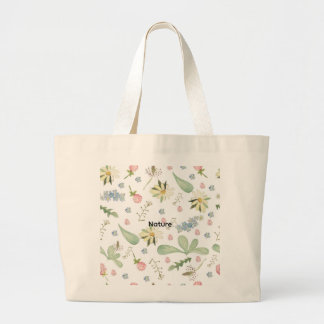 Bolsa Tote Grande Delicar padrão floral