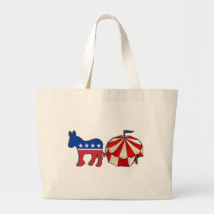 Bolsa Tote Grande Democrata Donkey Circus