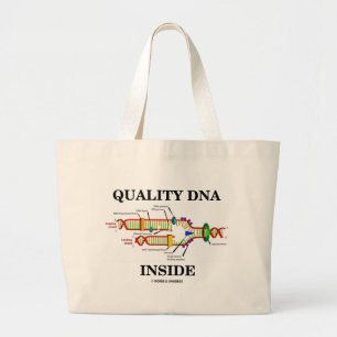 Bolsa Tote Grande Dentro de DNA de qualidade (replicação de DNA)