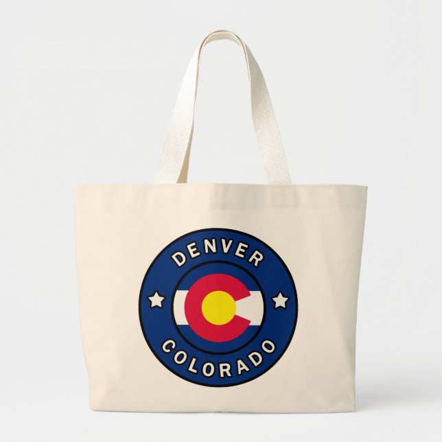 Bolsa Tote Grande Denver Colorado (Frente)