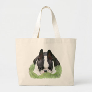 Bolsa Tote Grande Descanso do filhote de cachorro do terrier de