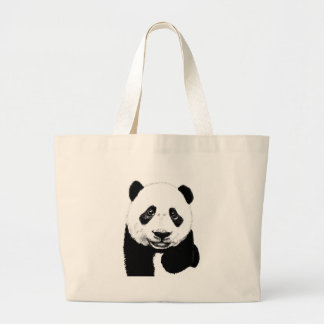 Bolsa Tote Grande Desenho da panda