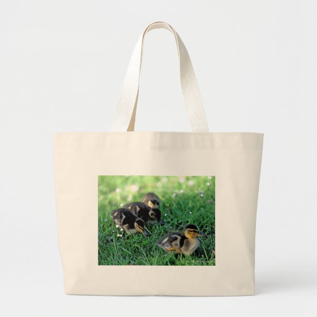 Bolsa Tote Grande Desfile de Duckings (Frente)