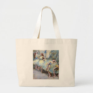 Bolsa Tote Grande Desgaseifique os dançarinos de balé impressionis