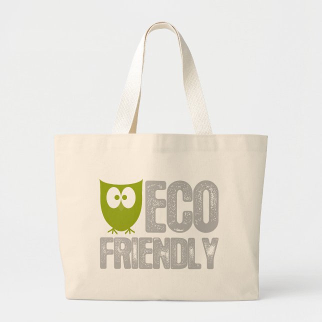 Bolsa Tote Grande Design amigável de Eco! (Frente)