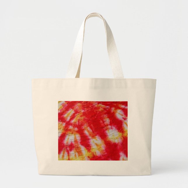 Bolsa Tote Grande Design da Laço-Tintura (Frente)