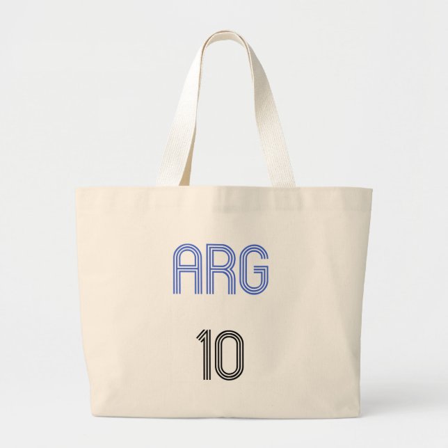 Bolsa Tote Grande Design de Argentina 10! (Frente)
